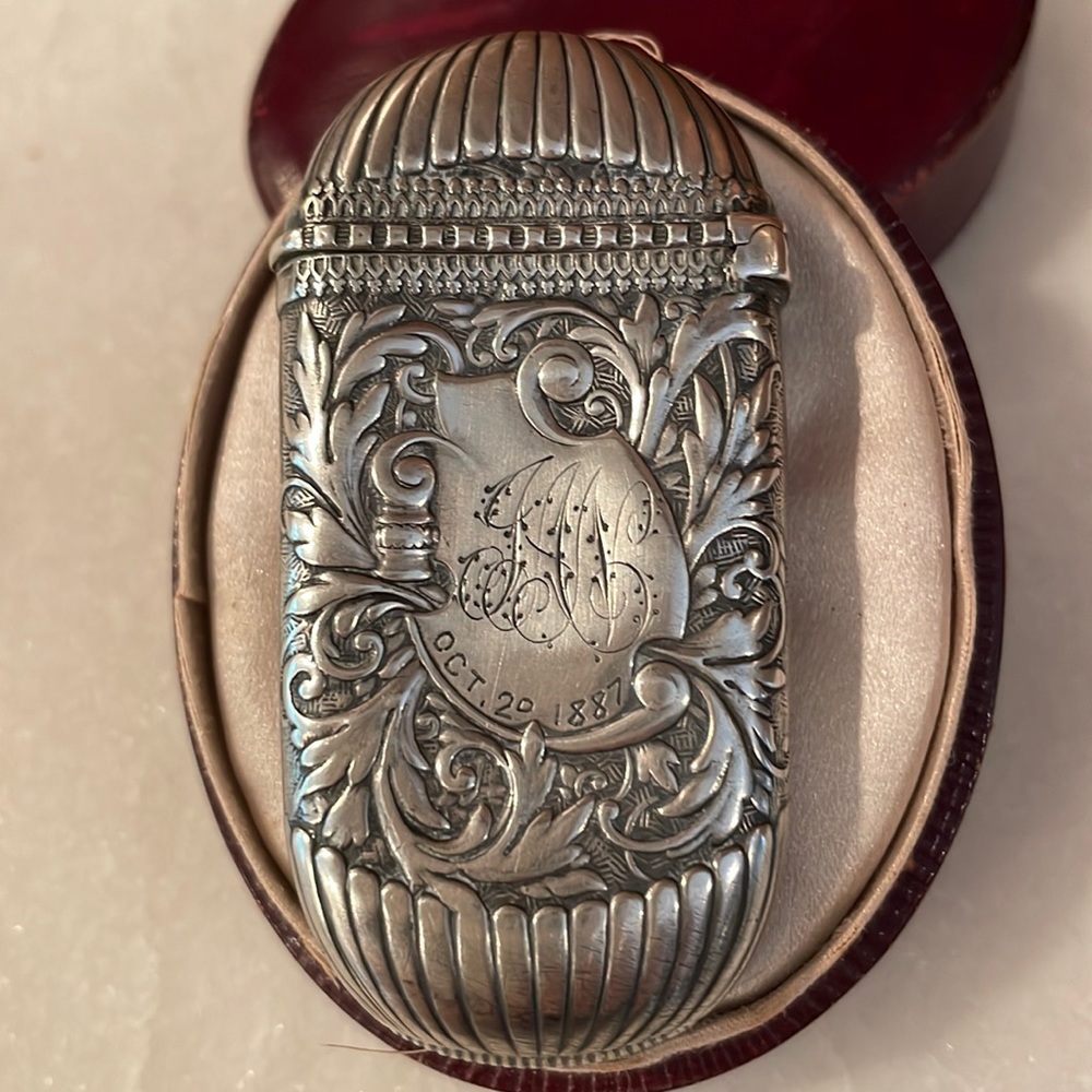 1887 Dated Gorham Sterling Silver Match Safe